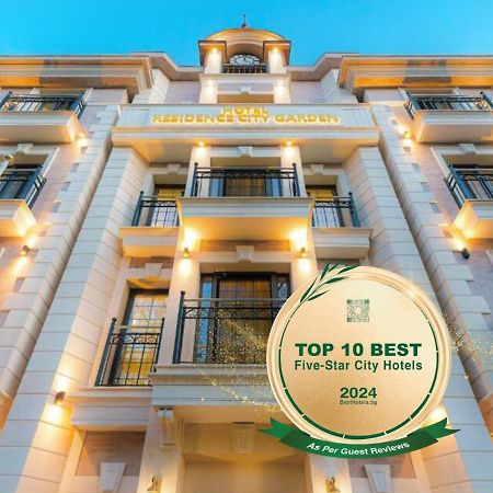 Residence City Garden - Certificate Of Excellence Top 10 Best Five-Stars City Hotels For 2024 Awarded By Htif بلوفديف المظهر الخارجي الصورة