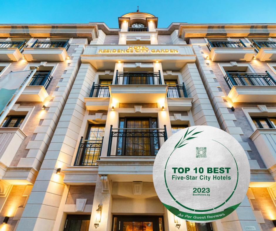 Residence City Garden - Certificate Of Excellence Top 10 Best Five-Stars City Hotels For 2024 Awarded By Htif بلوفديف المظهر الخارجي الصورة