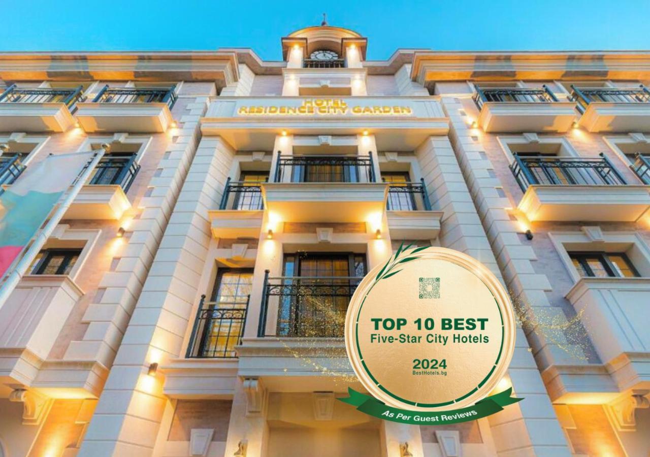 Residence City Garden - Certificate Of Excellence Top 10 Best Five-Stars City Hotels For 2024 Awarded By Htif بلوفديف المظهر الخارجي الصورة